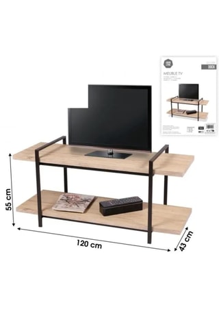 Meuble TV Dock - 55 x 120 x 43 cm