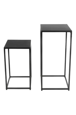 2 tables d'appoint Madison - 34 x 34 x 74 cm / 30 x 30 x 54 cm