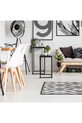 2 tables d'appoint Madison - 34 x 34 x 74 cm / 30 x 30 x 54 cm