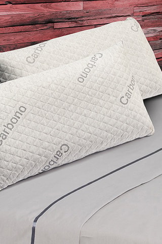 2 guanciali memory foam Carbone attivo
