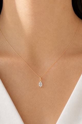 Synthetische Diamant van 0,30 karaat - Peervormig