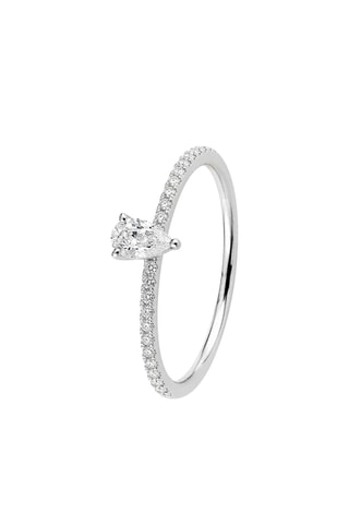 Synthetische Diamant van 0,30 karaat - Peervormig