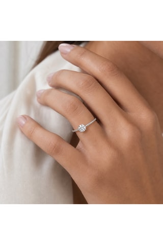 Synthetische Diamant van 0,32 karaat - Glanzend