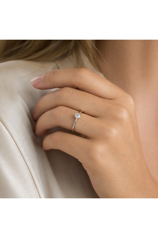 Synthetische Diamant van 0,33 karaat - Glanzend