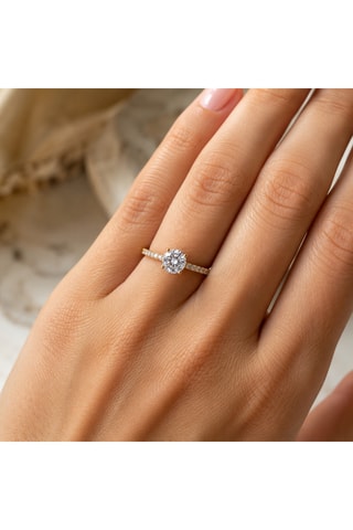 Synthetische Diamant van 0,52 karaat - Glanzend