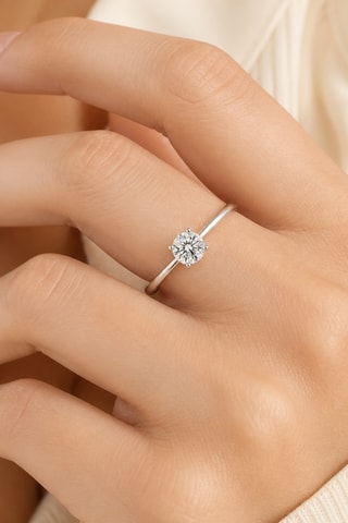 Synthetische Diamant van 0,53 karaat - Glanzend