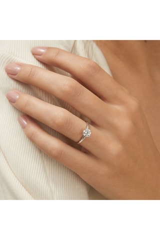 Synthetische Diamant van 0,53 karaat - Glanzend