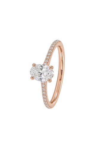 Synthetische Diamant van 0,53 karaat - Ovaal