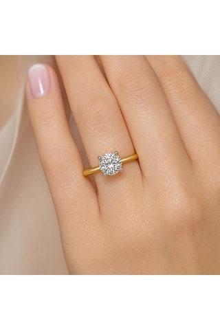 Synthetische Diamant van 1,00 karaat - Glanzend