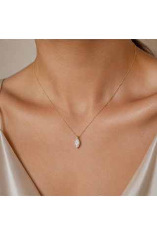 Synthetische Diamant van 1,01 karaat - Marquise