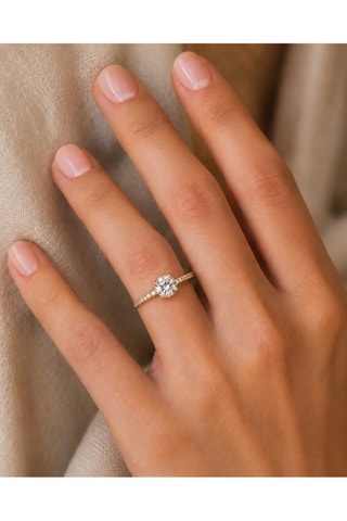Synthetische Diamant van 1,01 karaat - Glanzend