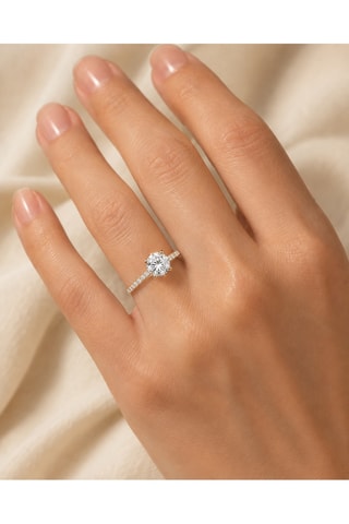 Synthetische Diamant van 1,01 karaat - Glanzend