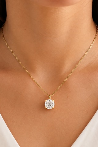 Synthetische Diamant van 1,01 karaat - Glanzend