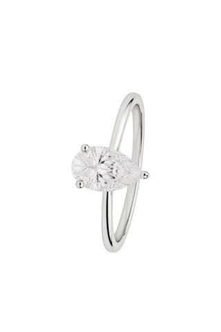 Synthetische Diamant van 1,01 karaat - Peervormig