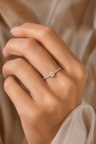 Synthetische Diamant van 1,01 karaat - Glanzend
