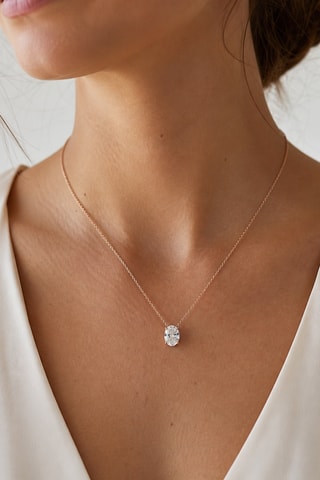 Synthetische Diamant van 1,01 karaat - Ovaal