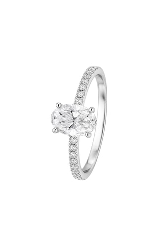 Synthetische Diamant van 1,01 karaat - Ovaal