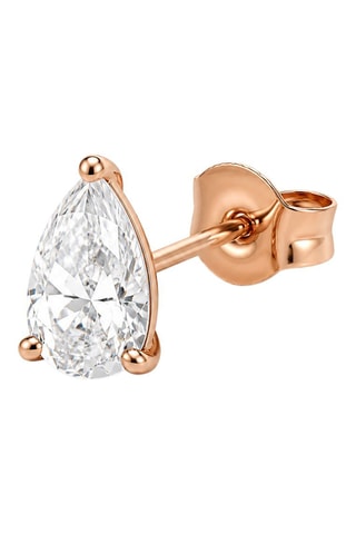 Synthetische Diamant van 1,01 karaat - Peervormig
