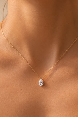 Synthetische Diamant van 1,01 karaat - Peervormig