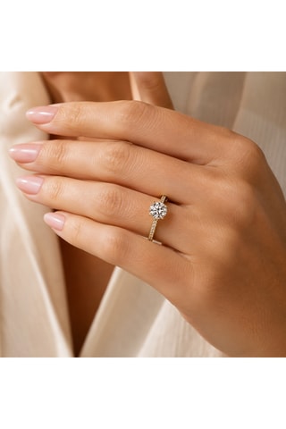 Synthetische Diamant van 1,01 karaat - Glanzend