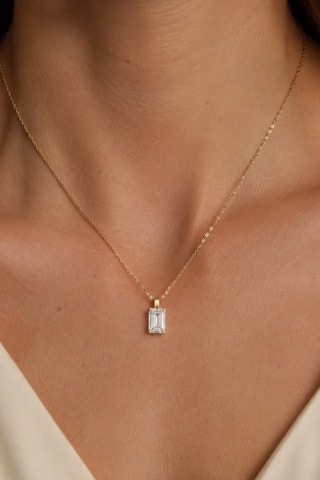 Synthetische Diamant van 1,02 karaat - Smaragdgroen