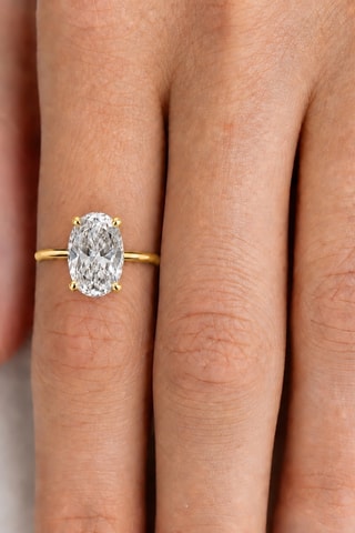 Synthetische Diamant van 1,02 karaat - Ovaal