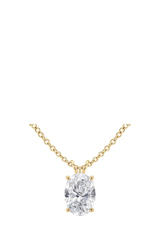 Synthetische Diamant van 1,02 karaat - Ovaal