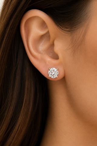 Synthetische Diamant van 1,02 karaat - Glanzend