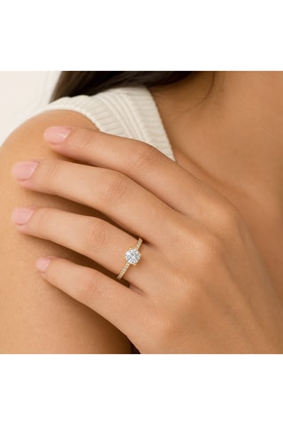 Synthetische Diamant van 1,02 karaat - Glanzend