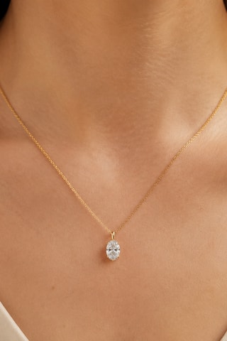 Synthetische Diamant van 1,02 karaat - Ovaal