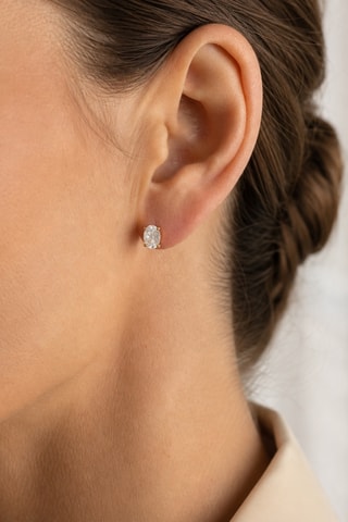 Synthetische Diamant van 1,02 karaat - Ovaal