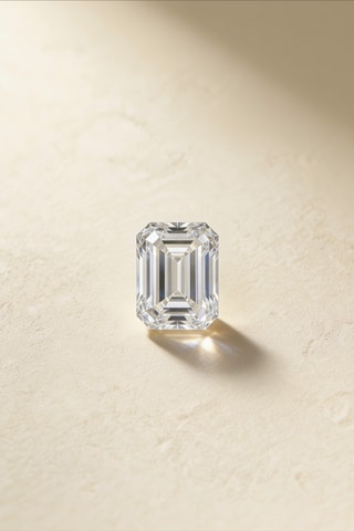 Synthetische Diamant van 1,03 karaat - Smaragdgroen