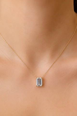 Synthetische Diamant van 1,03 karaat - Smaragdgroen