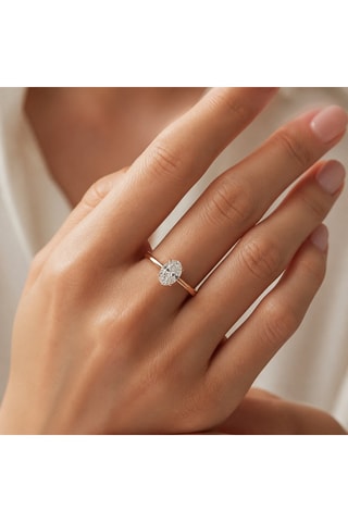 Synthetische Diamant van 1,03 karaat - Ovaal