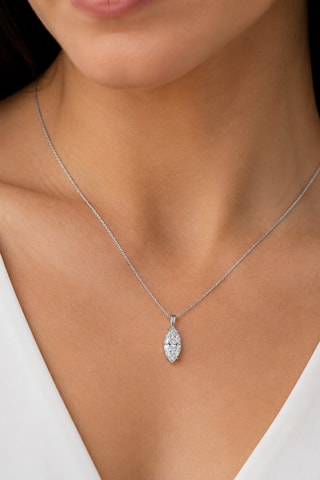 Synthetische Diamant van 1,03 karaat - Marquise