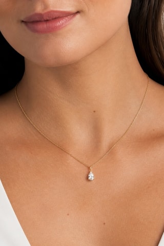 Synthetische Diamant van 1,03 karaat - Peervormig
