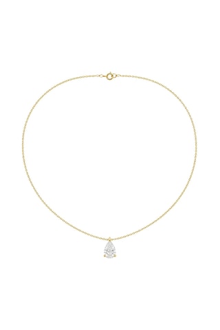 Synthetische Diamant van 1,03 karaat - Peervormig