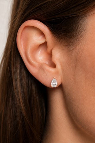 Synthetische Diamant van 1,03 karaat - Peervormig