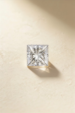Synthetische Diamant van 1,03 karaat - Prinses