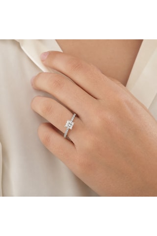 Synthetische Diamant van 1,03 karaat - Prinses