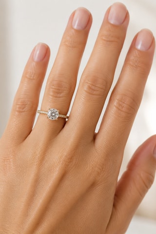 Synthetische Diamant van 1,50 karaat - Glanzend
