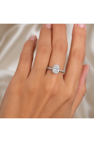 Synthetische Diamant van 1,53 karaat - Ovaal