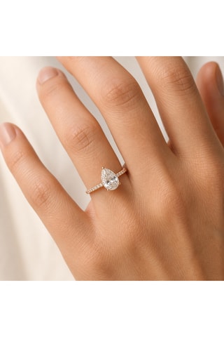 Synthetische Diamant van 2,00 karaat - Peervormig