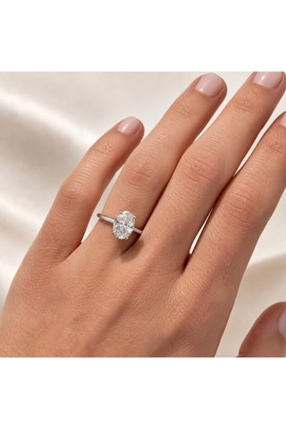 Synthetische Diamant van 2,01 karaat - Ovaal