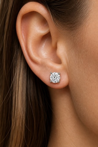 Synthetische Diamant van 2,01 karaat - Glanzend