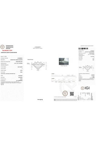 Synthetische Diamant van 2,05 karaat - Glanzend