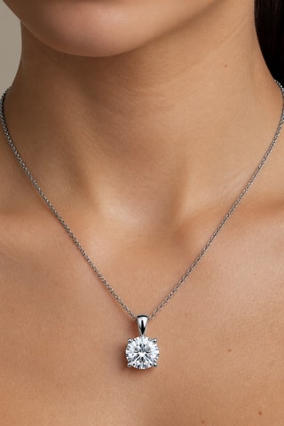 Synthetische Diamant van 2,50 karaat - Glanzend