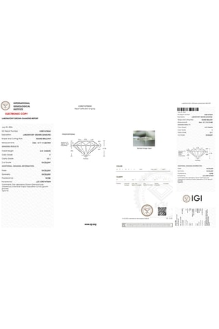 Synthetische Diamant van 2,51 karaat - Glanzend