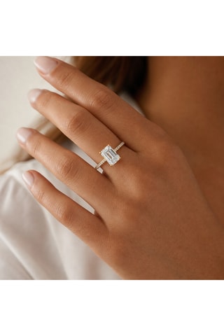 Synthetische Diamant van 2,52 karaat - Smaragdgroen