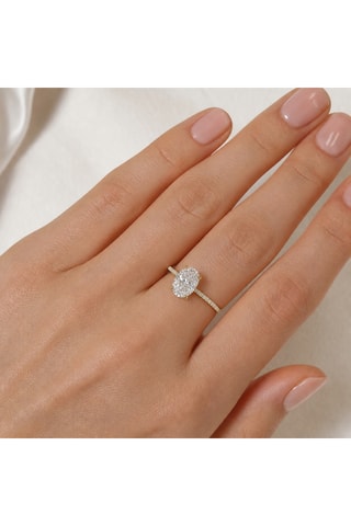 Synthetische Diamant van 2,54 karaat - Ovaal